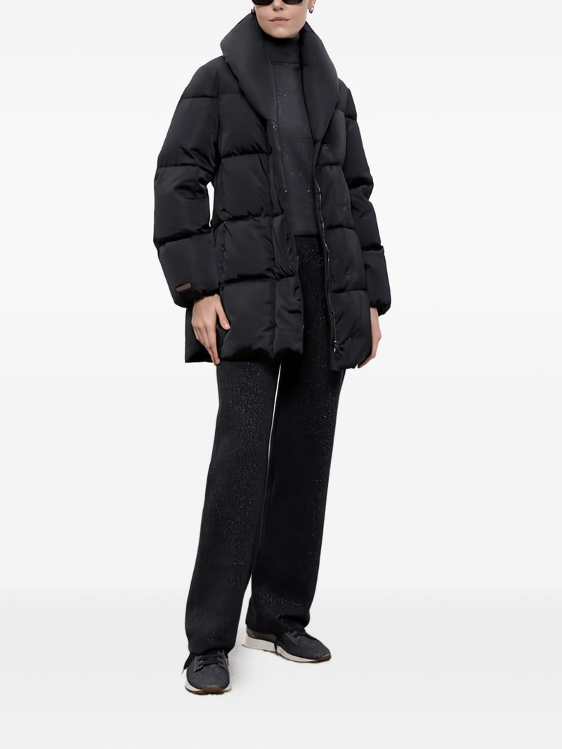 PESERICO roll-neck sparkle-effect top outlook