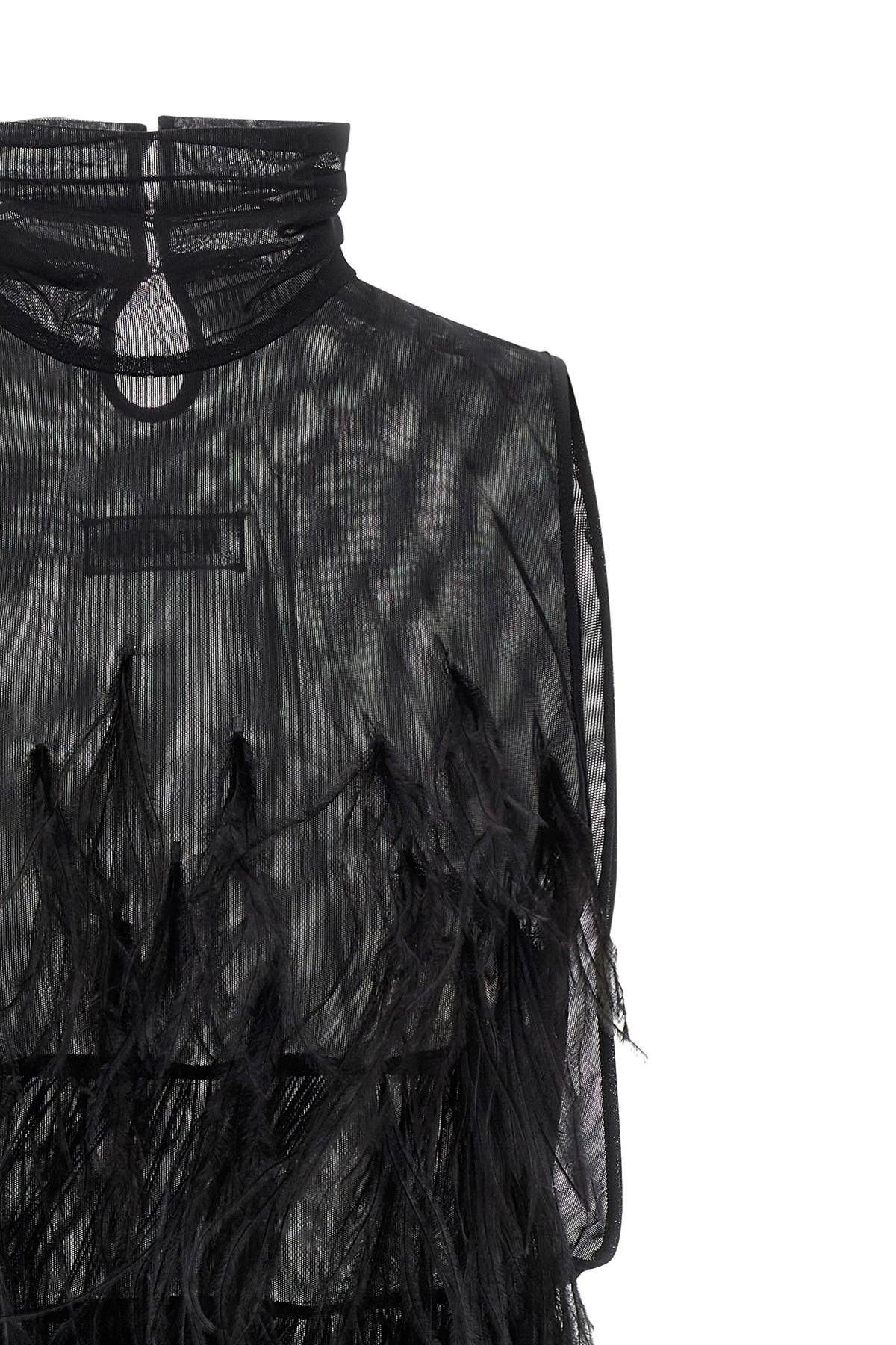 Ostrich feather dress - 3