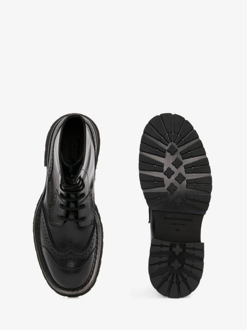 Men's Punk Worker Boot in Black 4