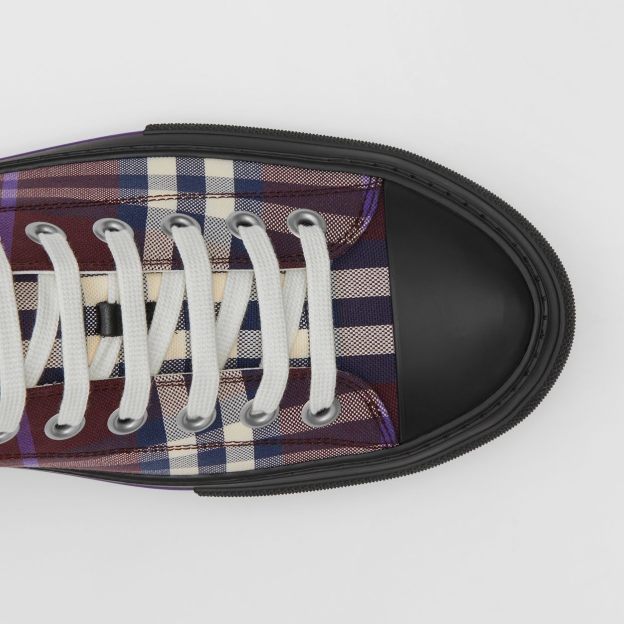 Check Cotton Sneakers - 2