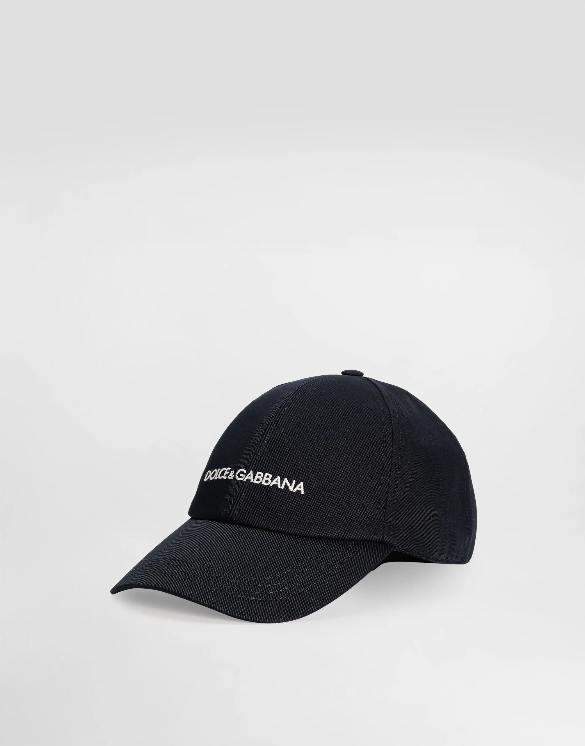 Cotton baseball cap with Dolce&Gabbana logo - 1