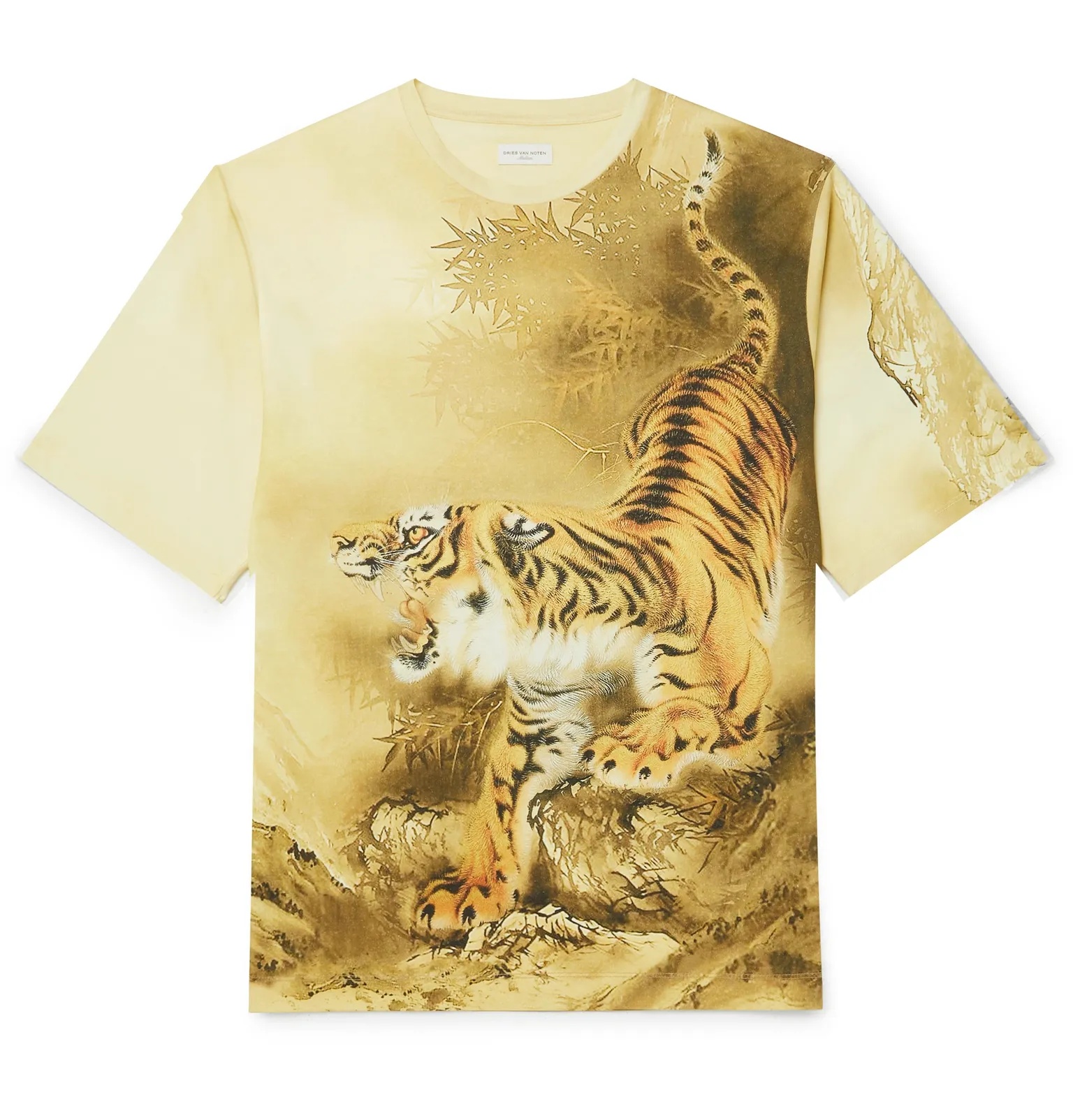 Printed Cotton-Jersey T-Shirt - 1