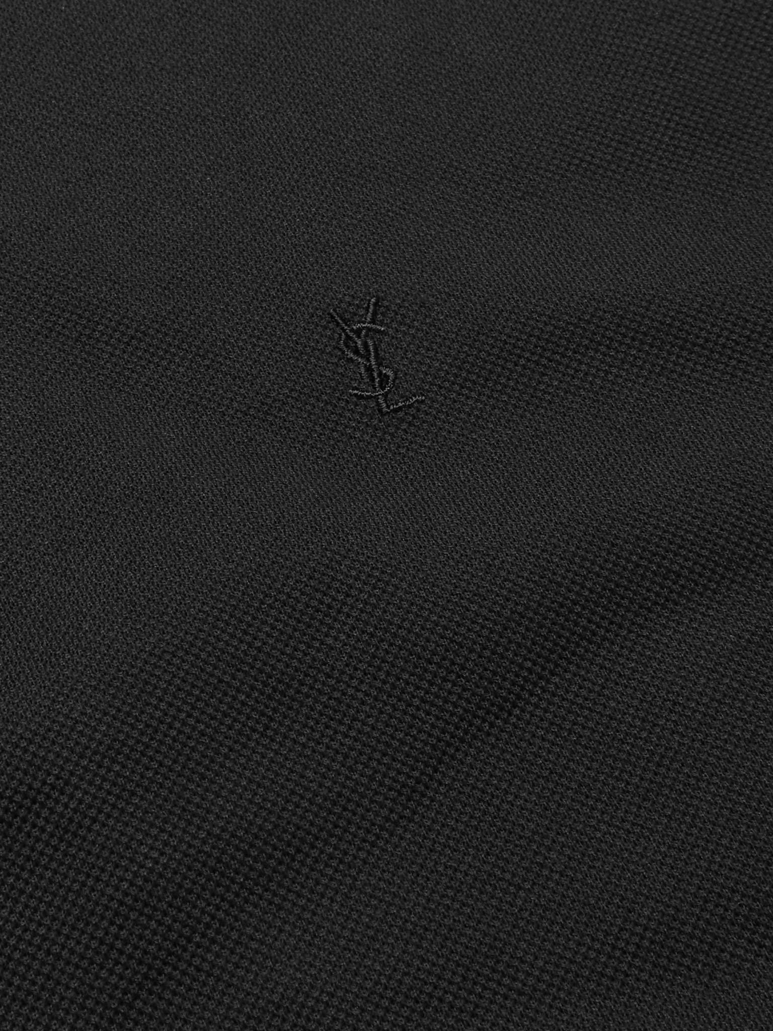 Logo-Embroidered Cotton-Piqué Polo Shirt - 3