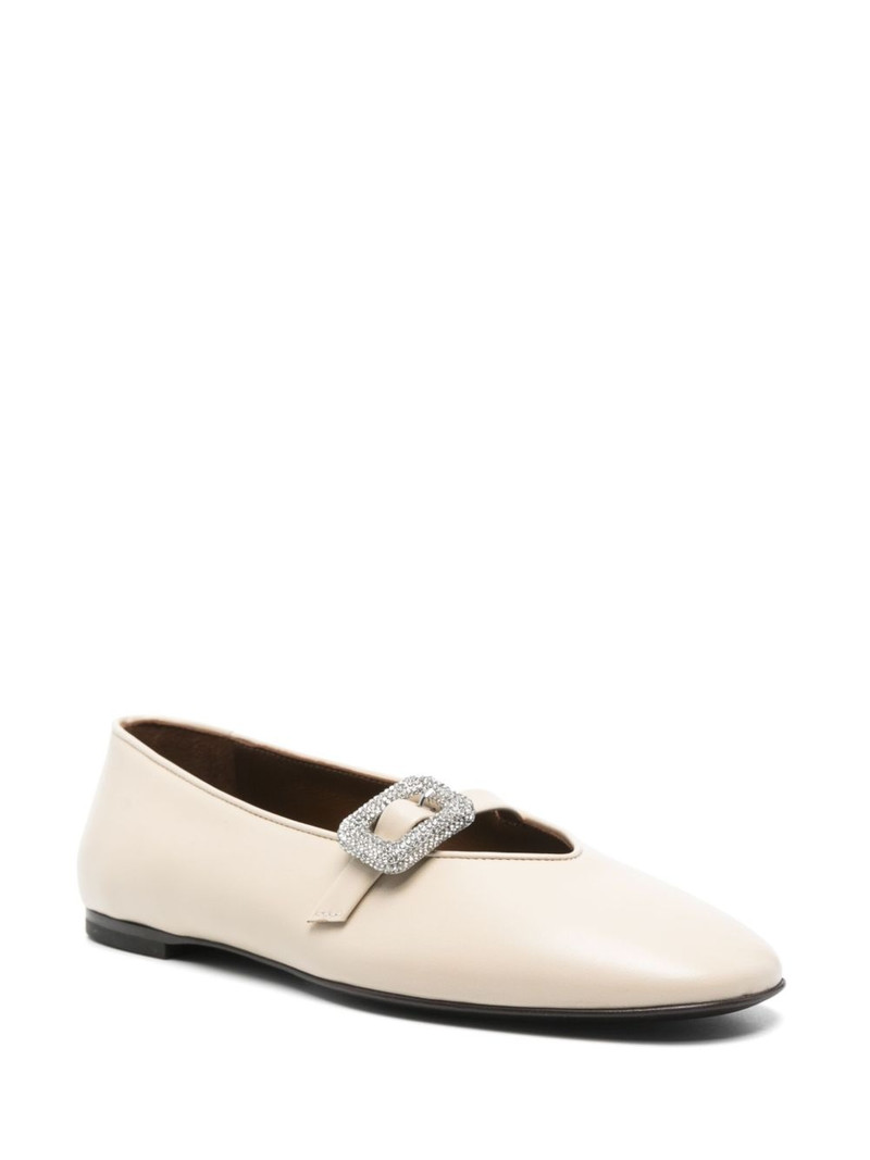 Giuseppe Zanotti crystal-embellished ballet flats outlook