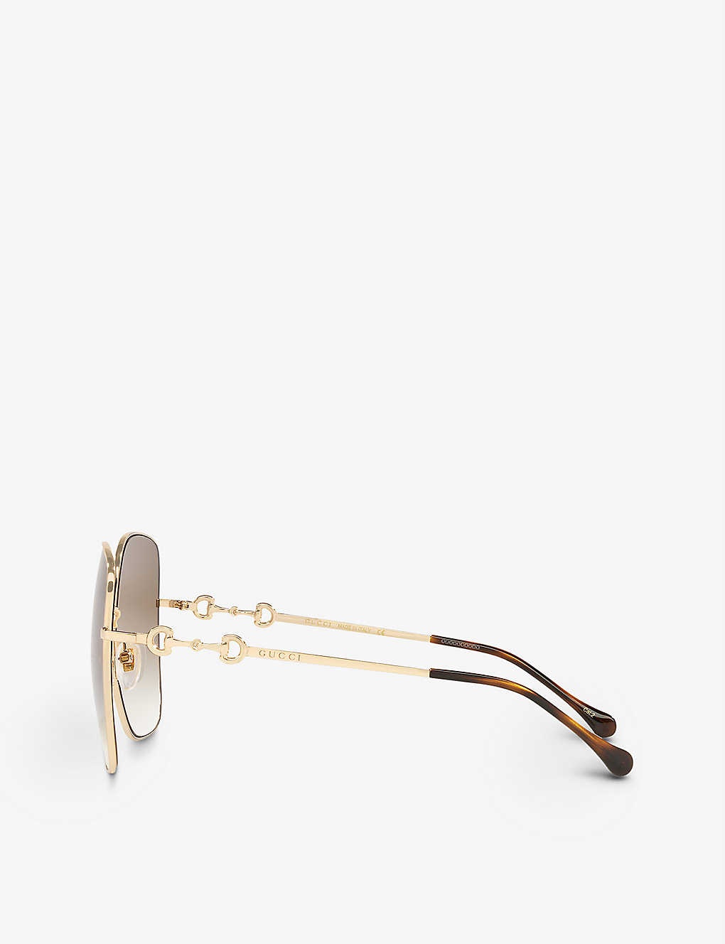 GG0879S square-frame glass and metal sunglasses - 4