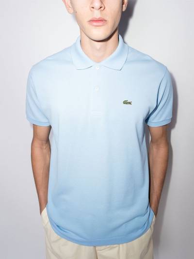 LACOSTE logo-patch piqué polo shirt outlook