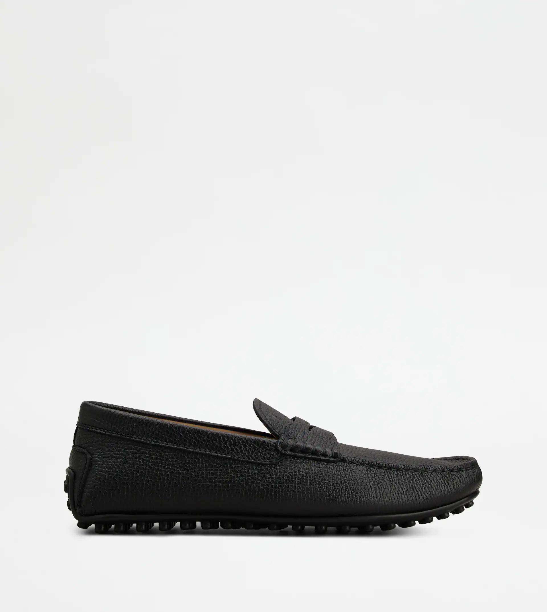 CITY GOMMINO DRIVING SHOES IN LEATHER - BLACK - 1