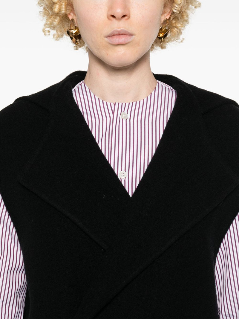 double-breasted virgin wool gilet 5