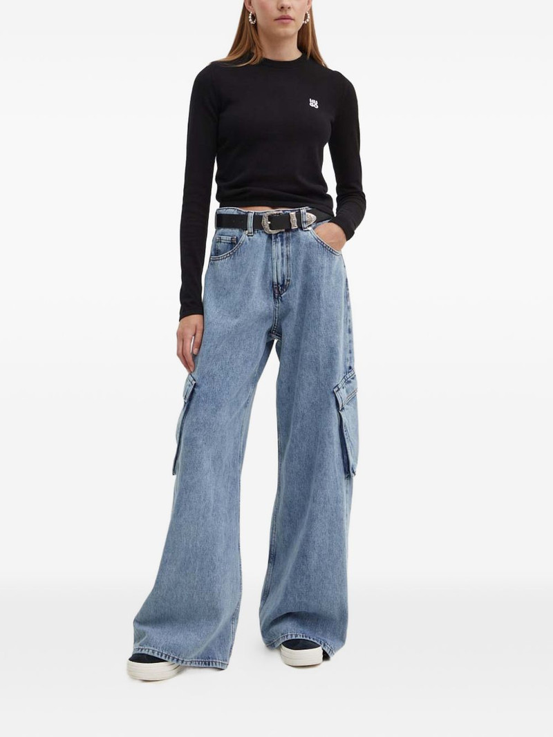 HUGO logo crew-neck sweater outlook