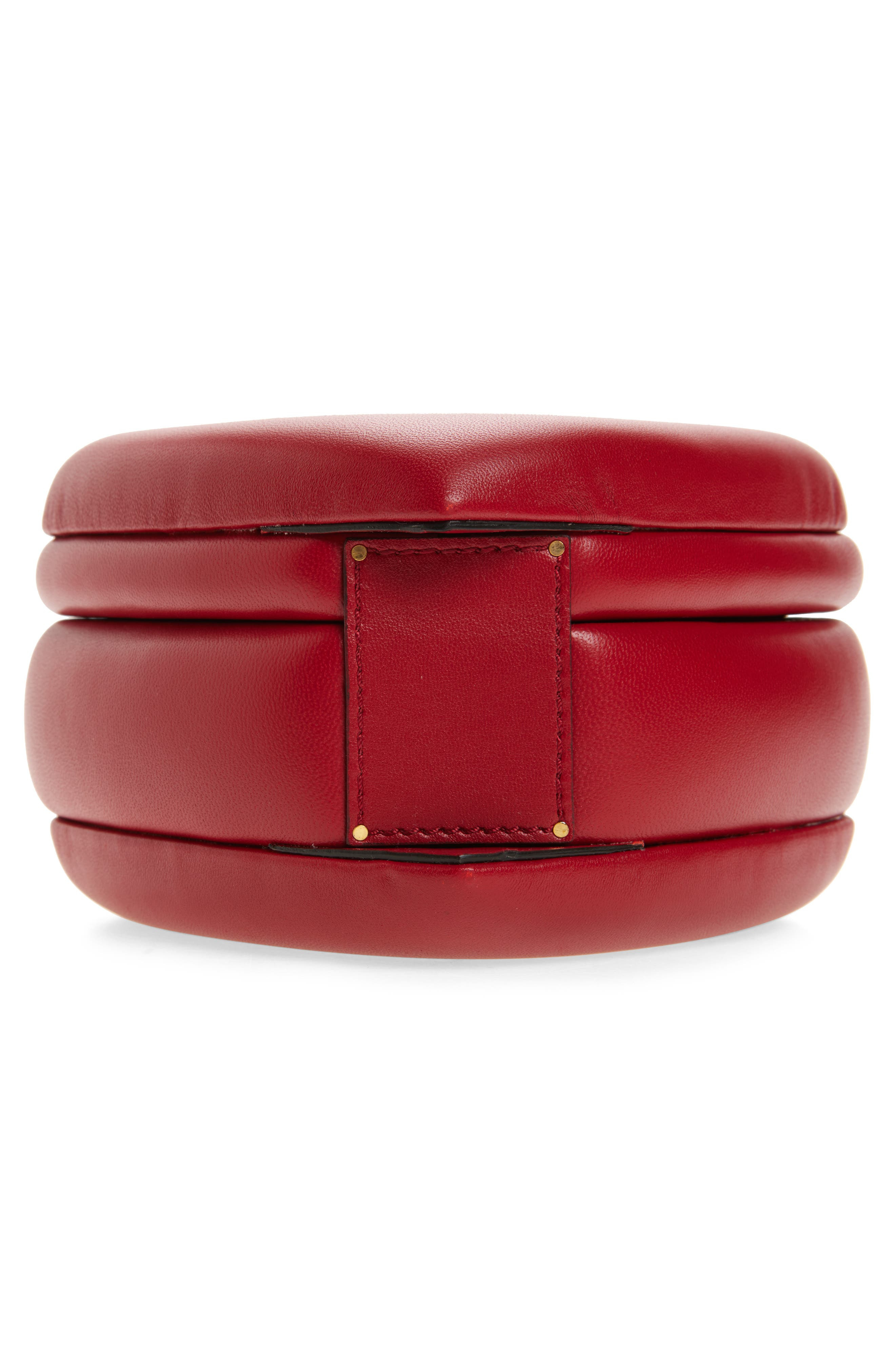 Moschino Love Me Leather Crossbody Bag in Red at Nordstrom - 6