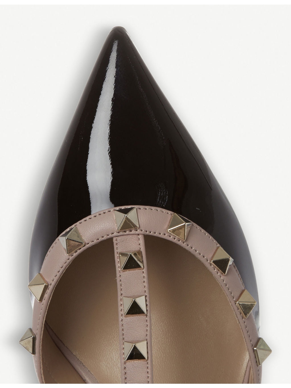So Noir 65 patent-leather heeled sandals - 4
