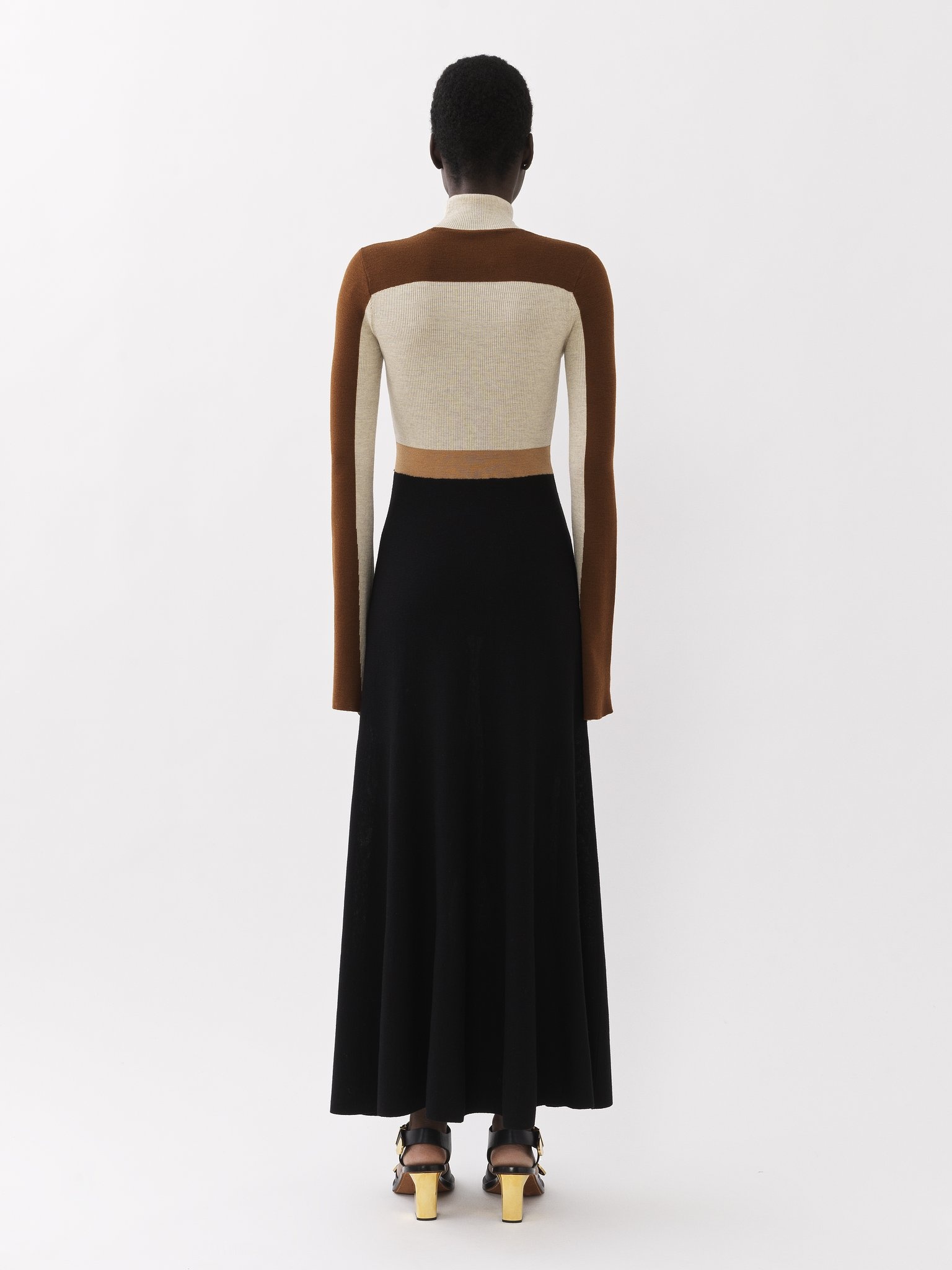 FLARED MAXI DRESS - 4