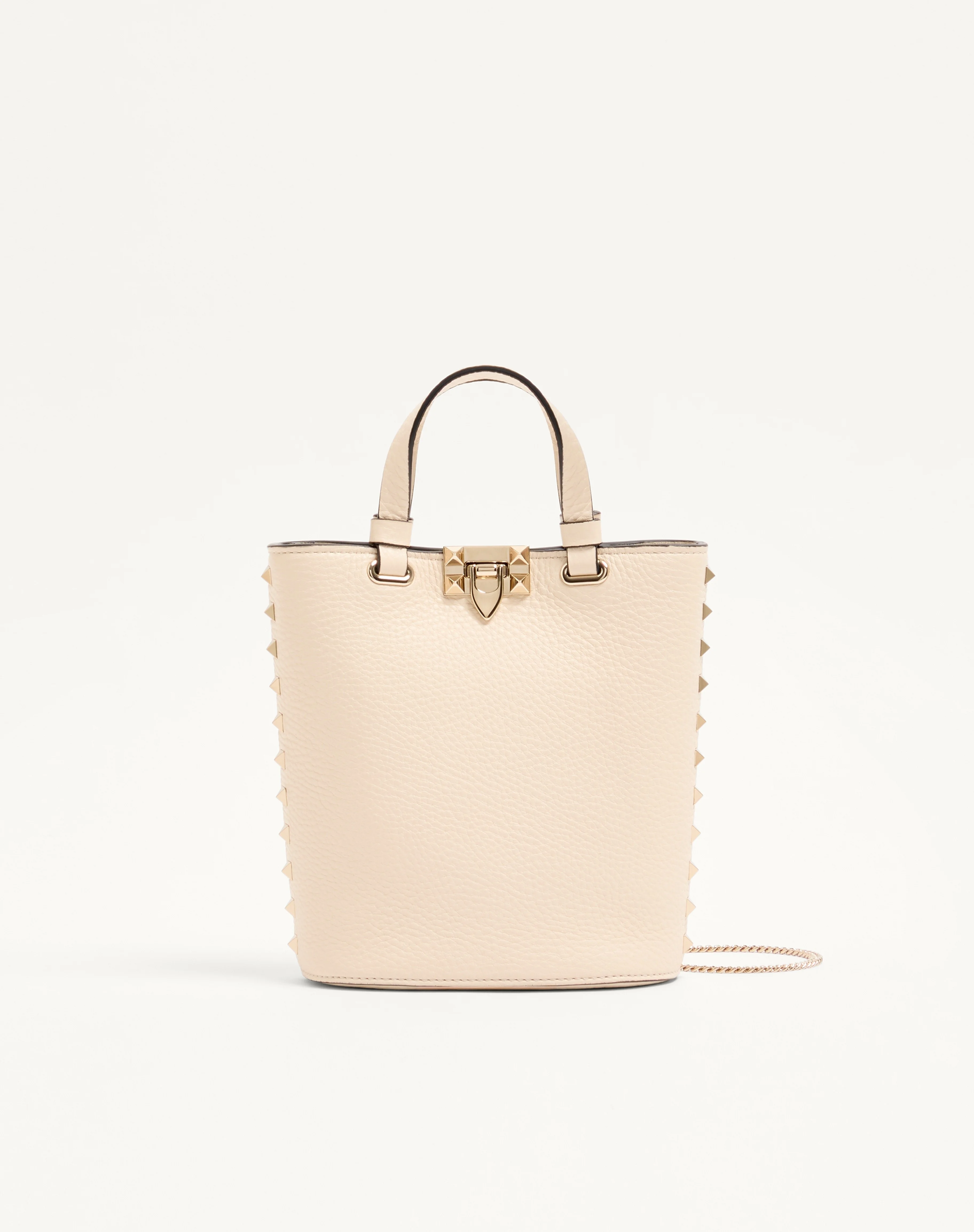 VALENTINO GARAVANI ROCKSTUD MINI BAG IN GRAINY CALFSKIN - 1
