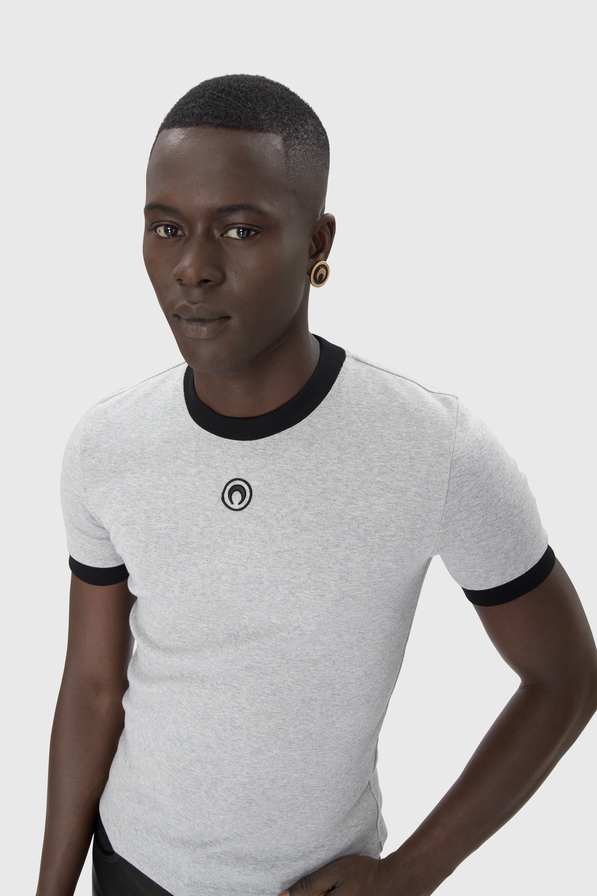 Moon Logo Jersey Fitted T-Shirt - 2