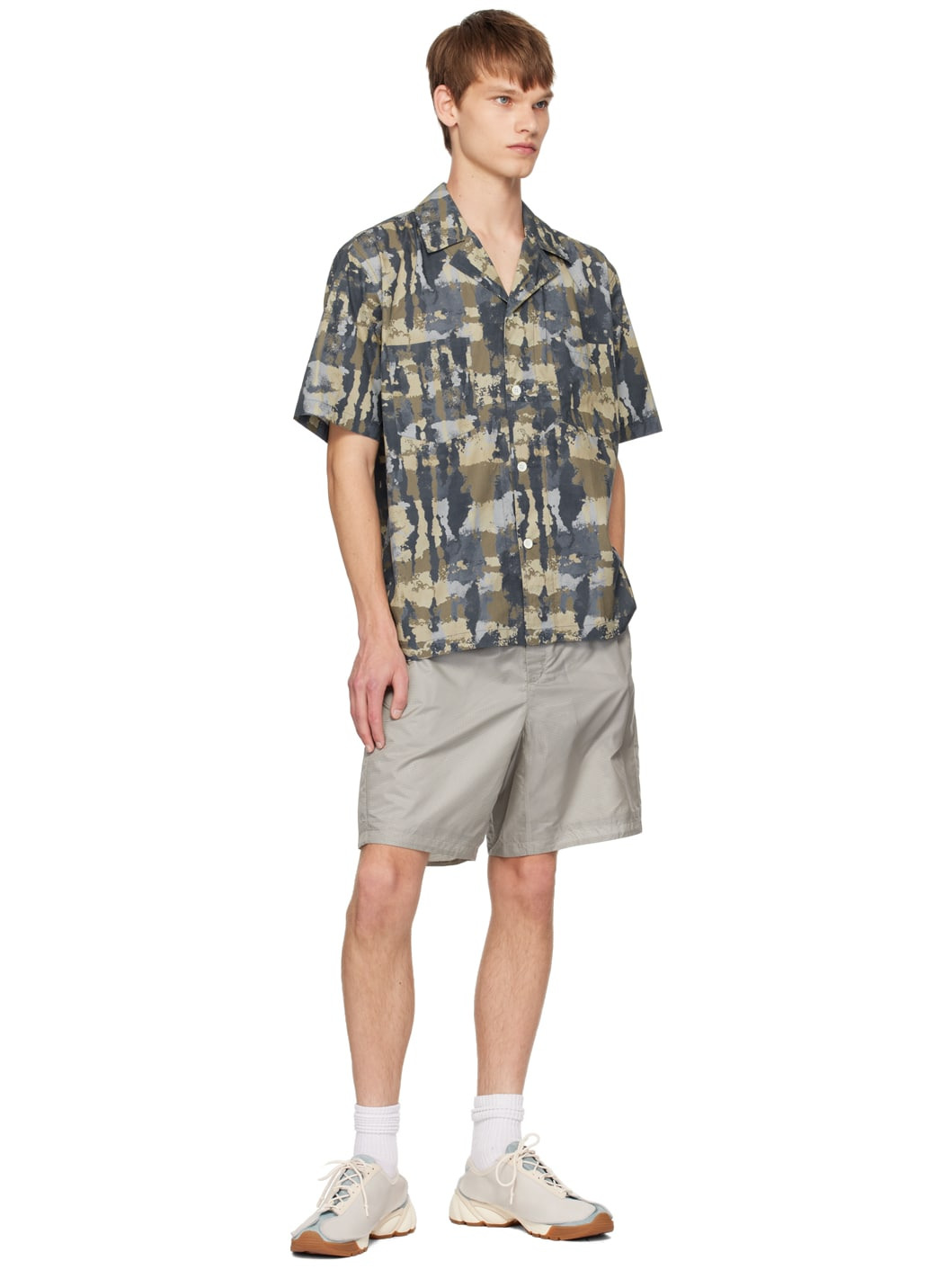 Blue & Khaki Mads Shirt - 4