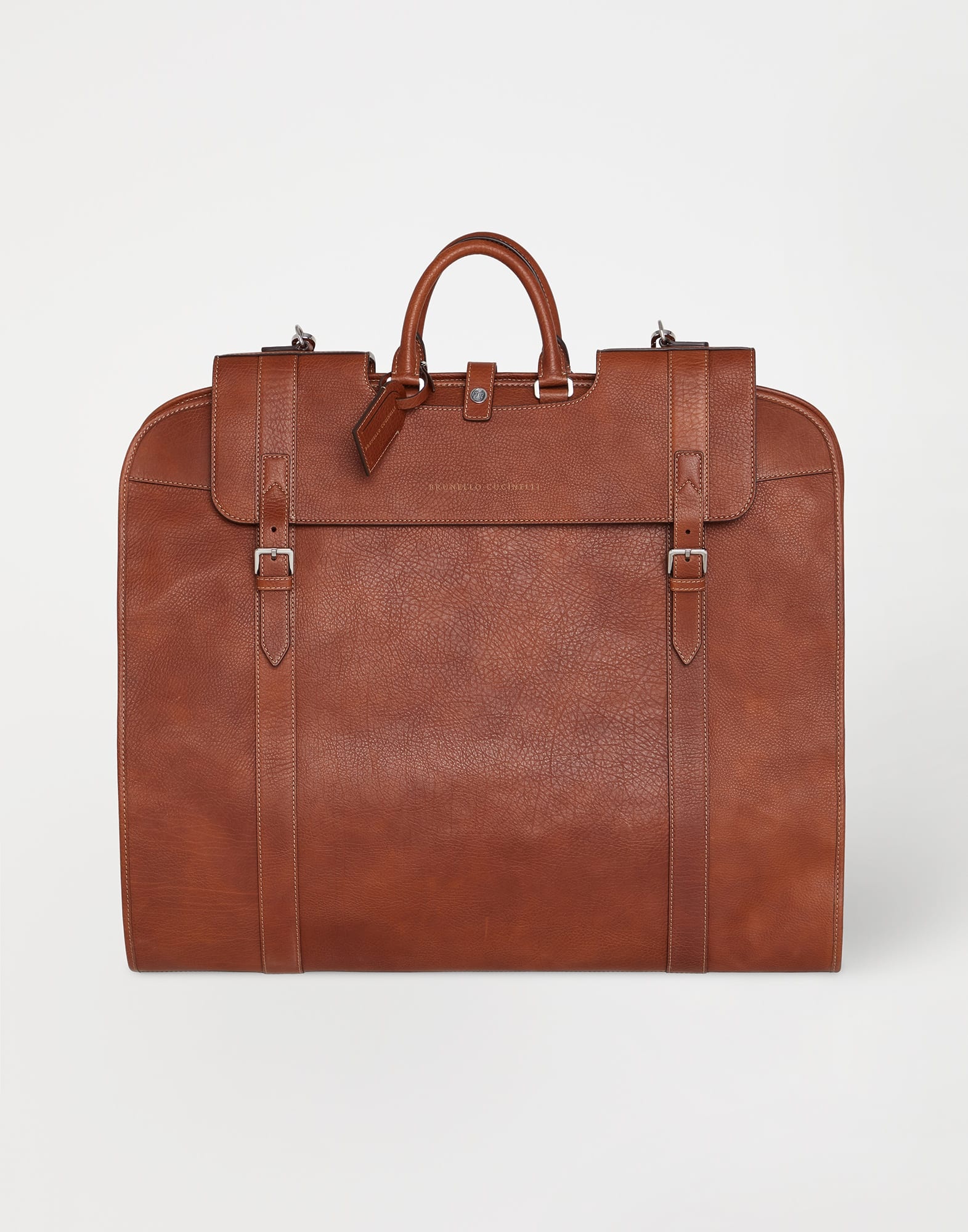 Grained calfskin suit carrier - 1