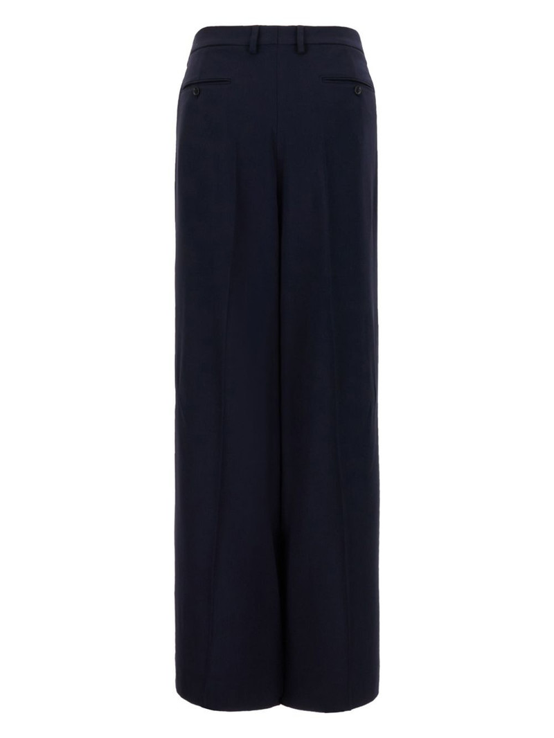 AMI Paris pleated wide-leg trousers outlook