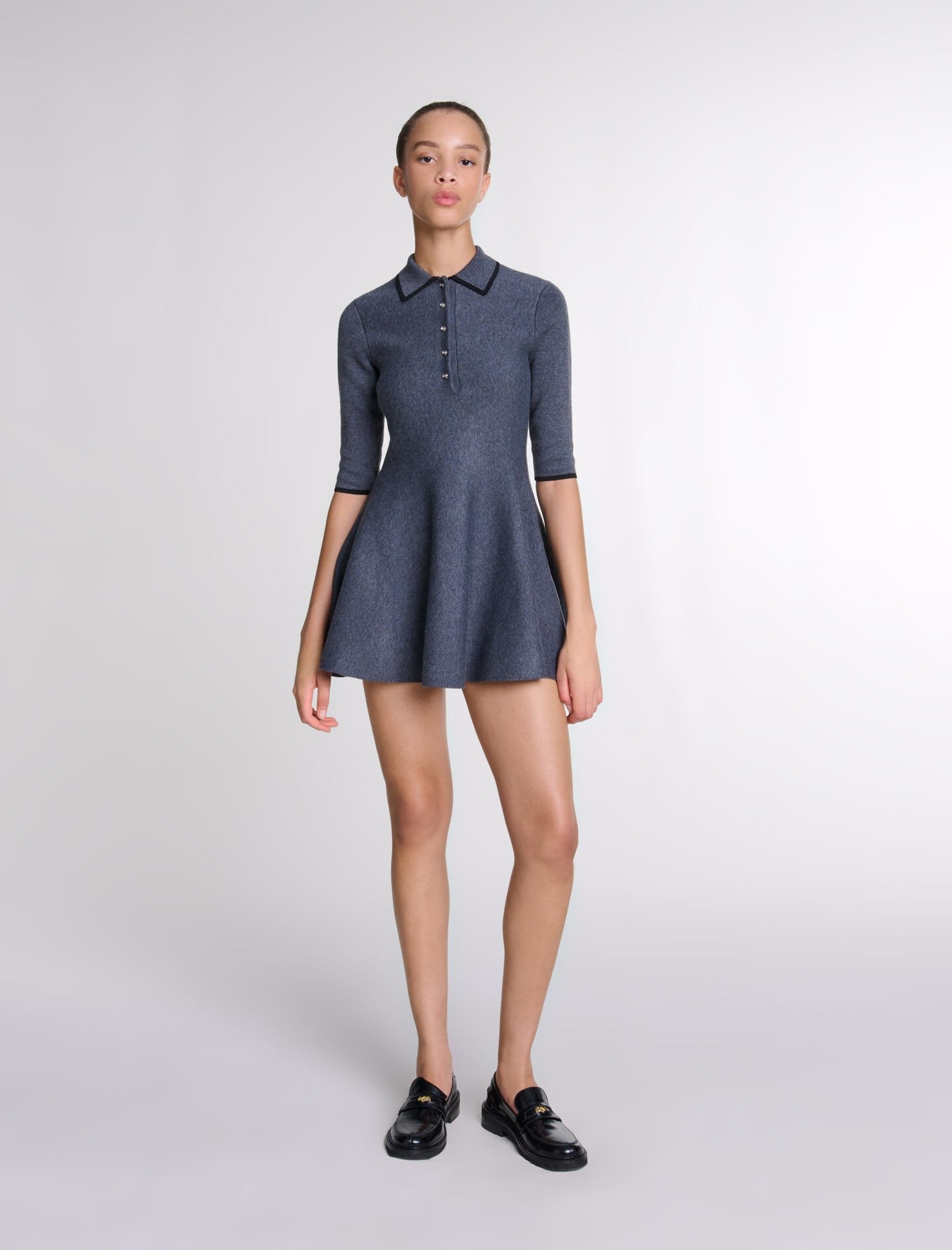 Short knit dress - 2