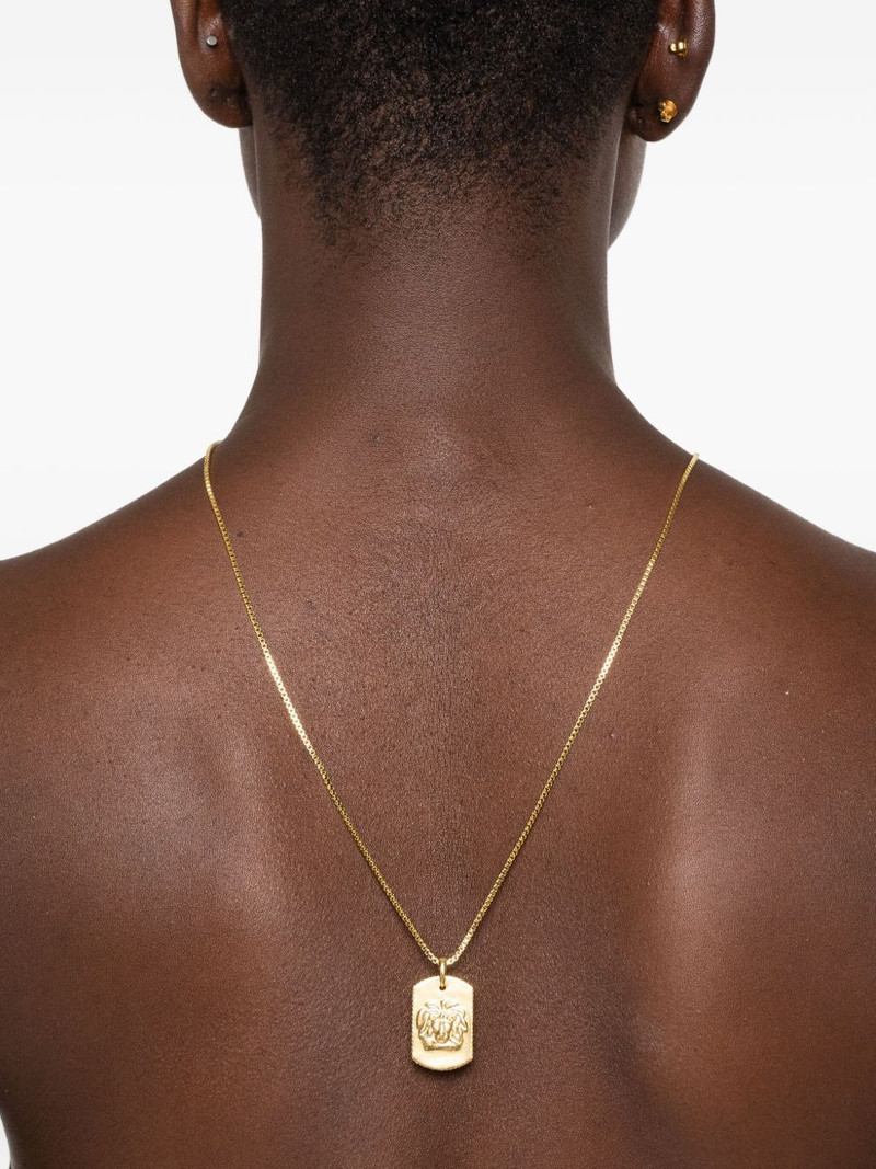 maje lion-head zodiac-design necklace outlook