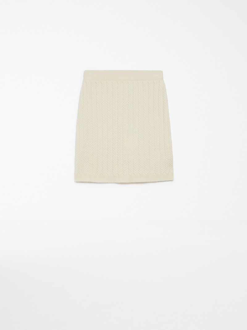 EARRY1 Soft knit mini skirt - 1