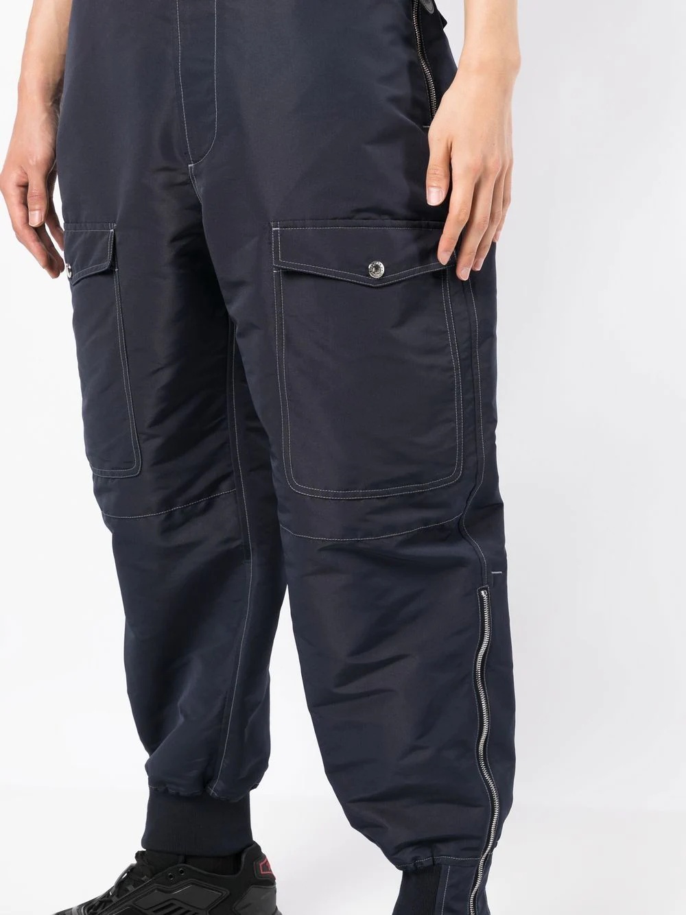 loose-fit parachute trousers - 5