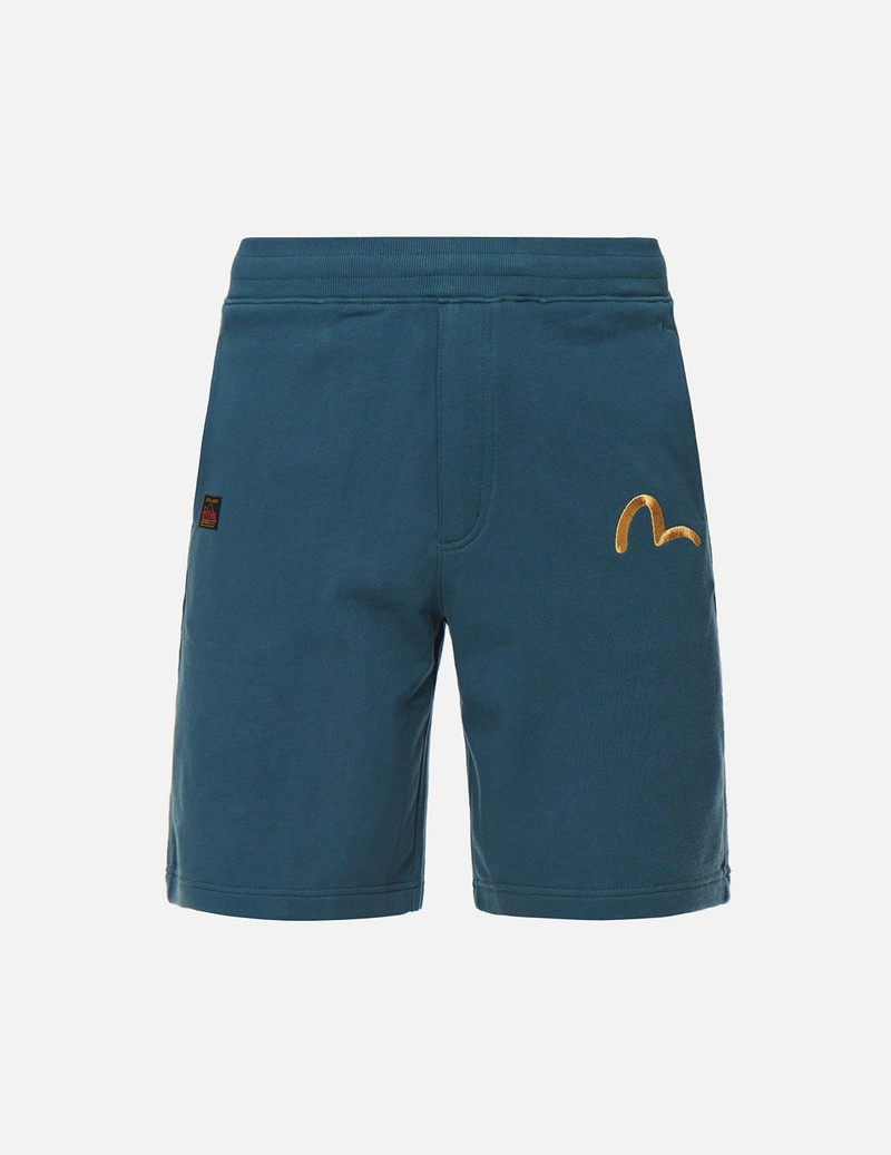 KAMON PRINT AND EMBROIDERY SWEAT SHORTS 1