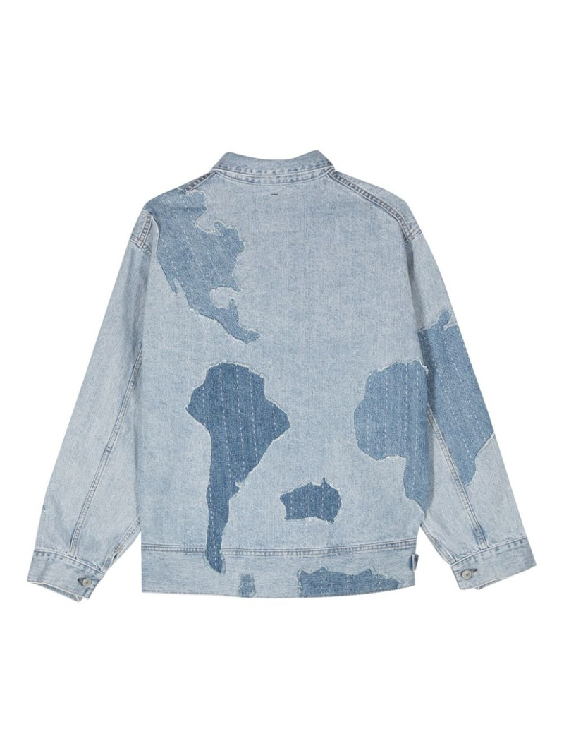 Levi's patchwork-design denim jacket outlook