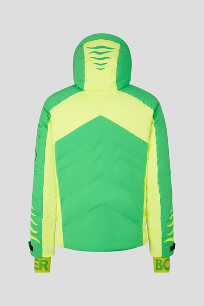 BOGNER Jessy ski jacket in Green/Yellow outlook
