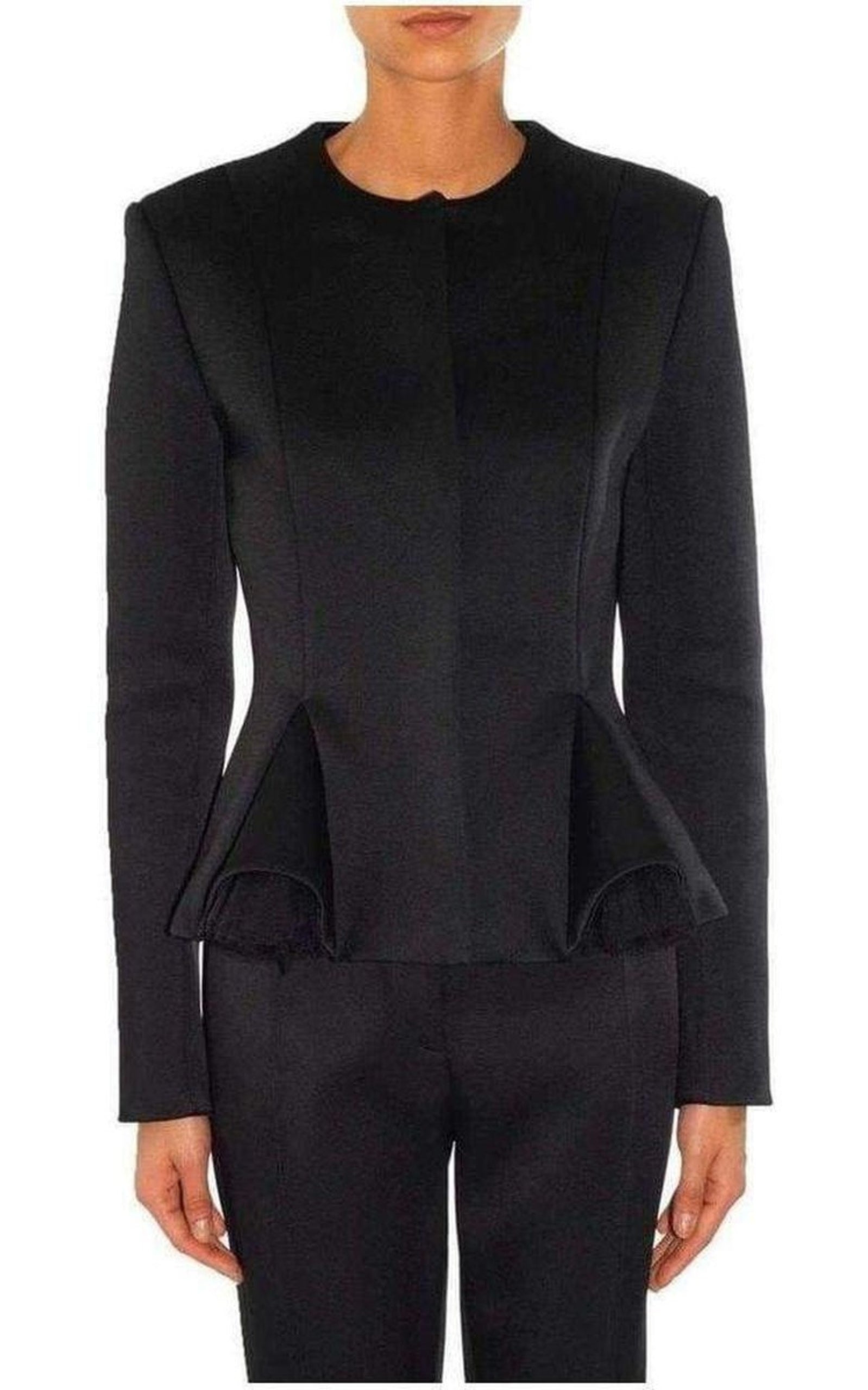 Fitted Jacket with Godets - 3