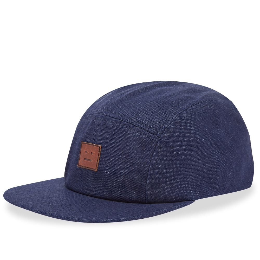 Acne Studios Crunn Denim Face Cap - 1