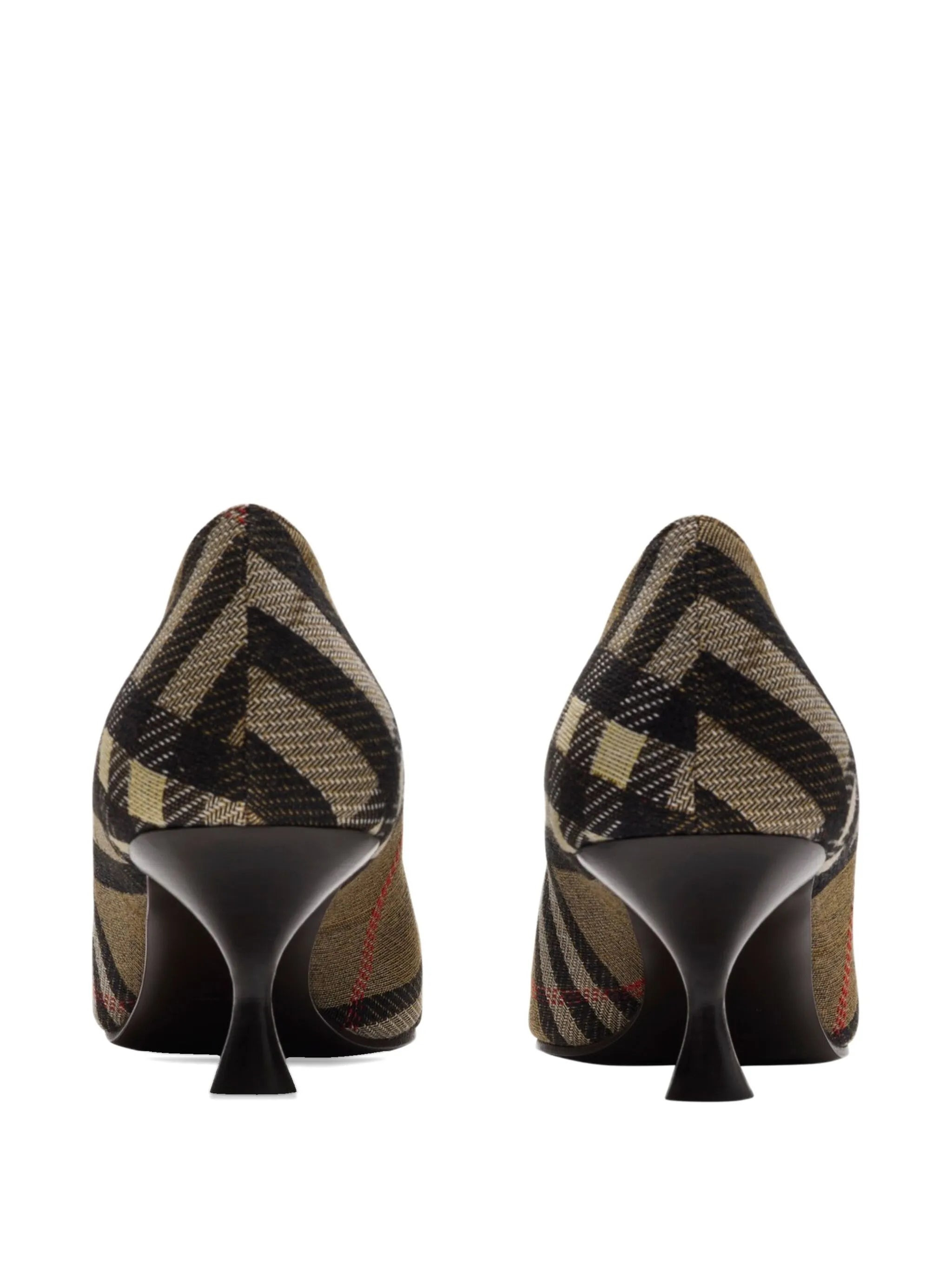 55mm Check Dame pointed-toe pumps - 2
