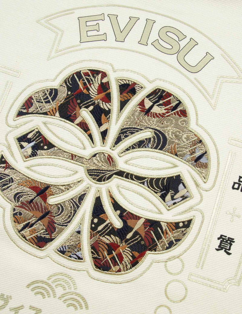 SEAGULL AND KAMON BROCADE APPLIQUÉ RELAX FIT SWEATSHIRT 7