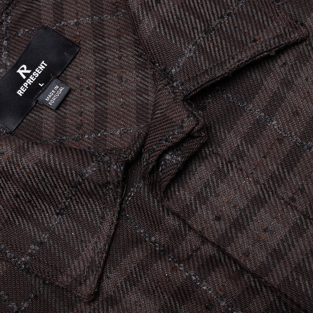 REP FLANNEL SHIRT - COFFEE - 4