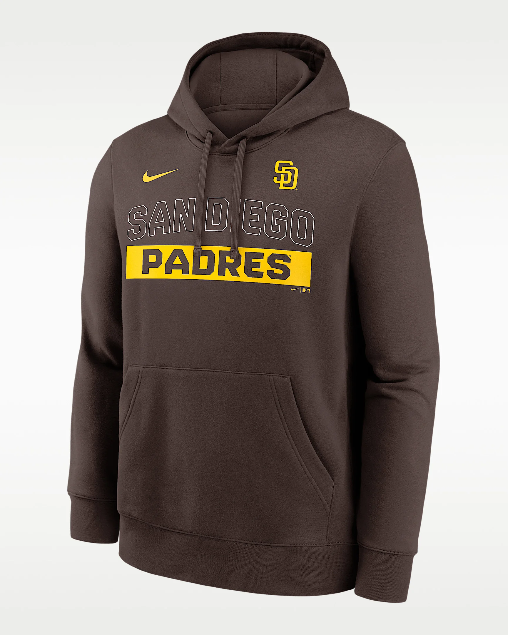 San Diego Padres Club Men's Nike MLB Pullover Hoodie - 1