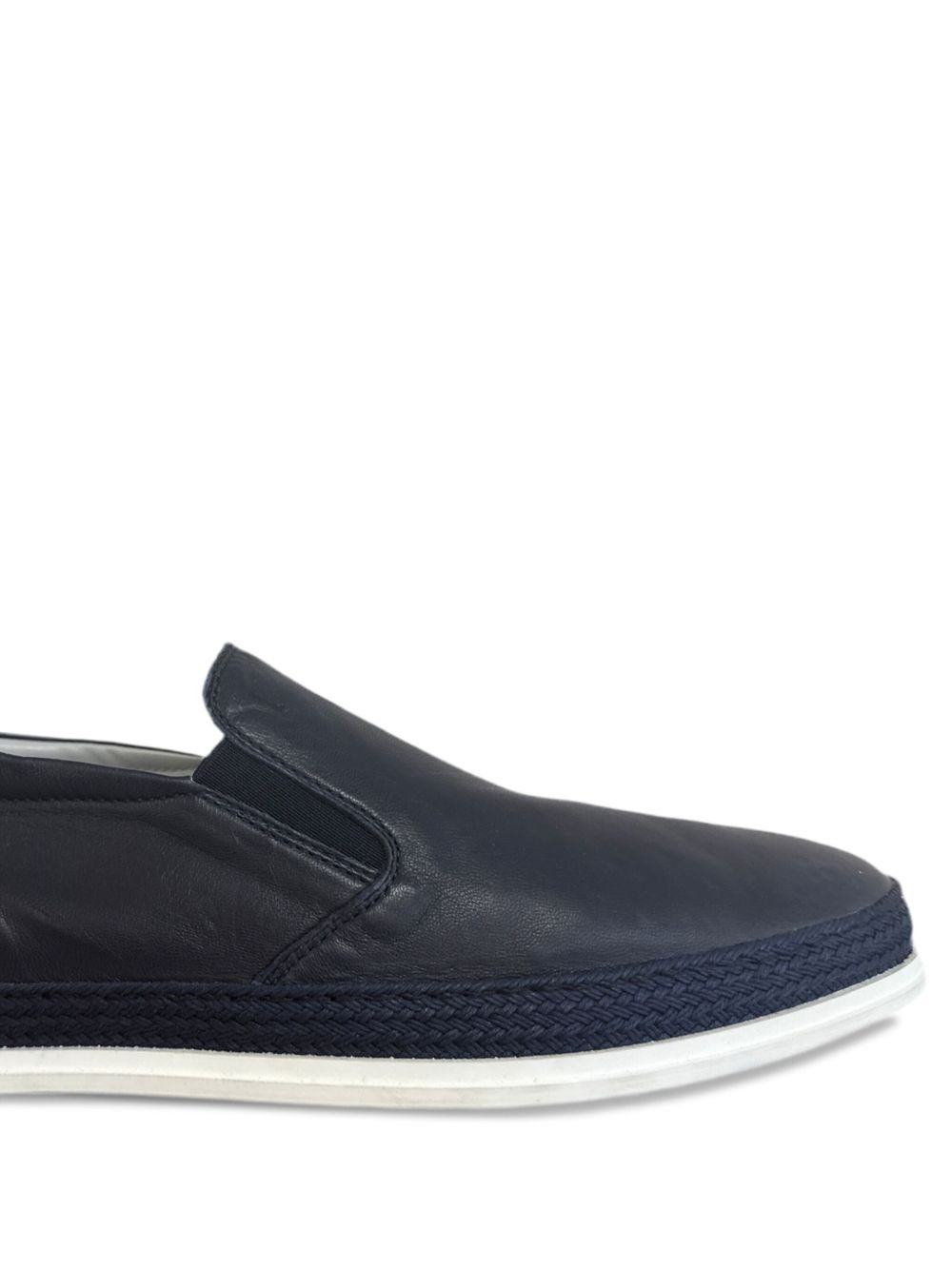 slip-on leather loafers - 2