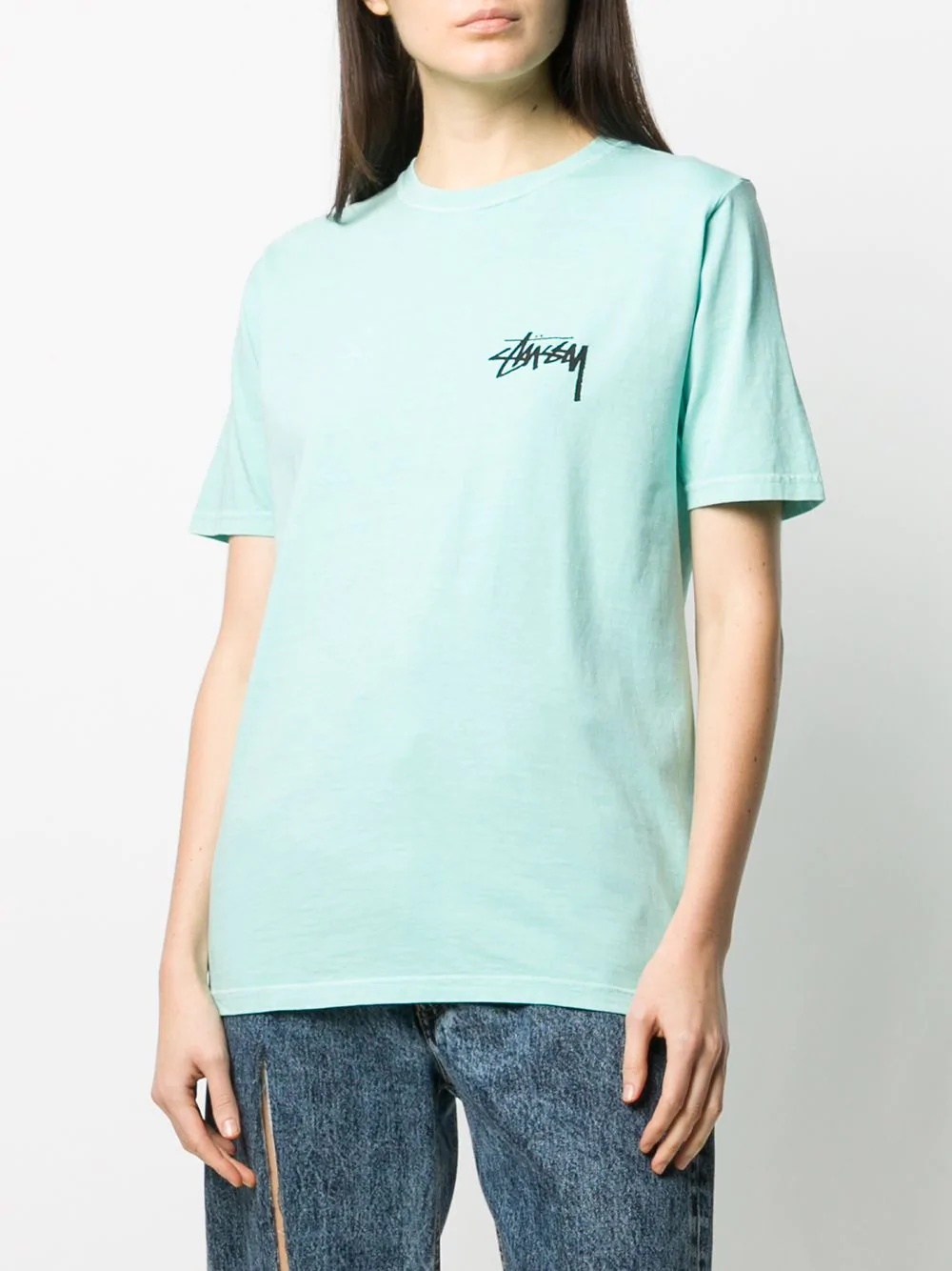 logo print short-sleeved T-shirt - 4