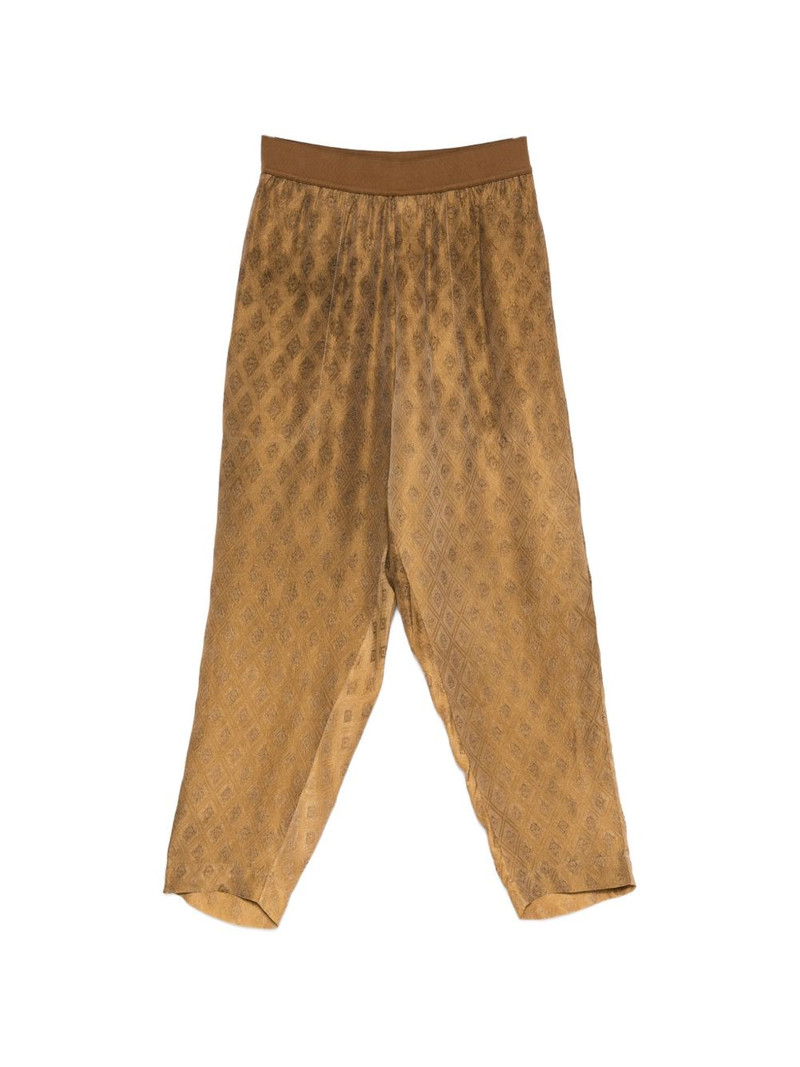 diamond-pattern trousers 1