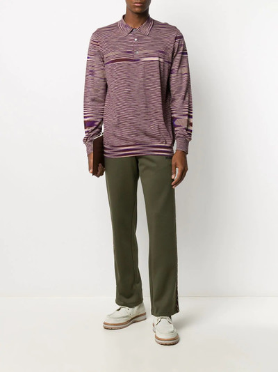 Missoni gradient knit polo shirt outlook