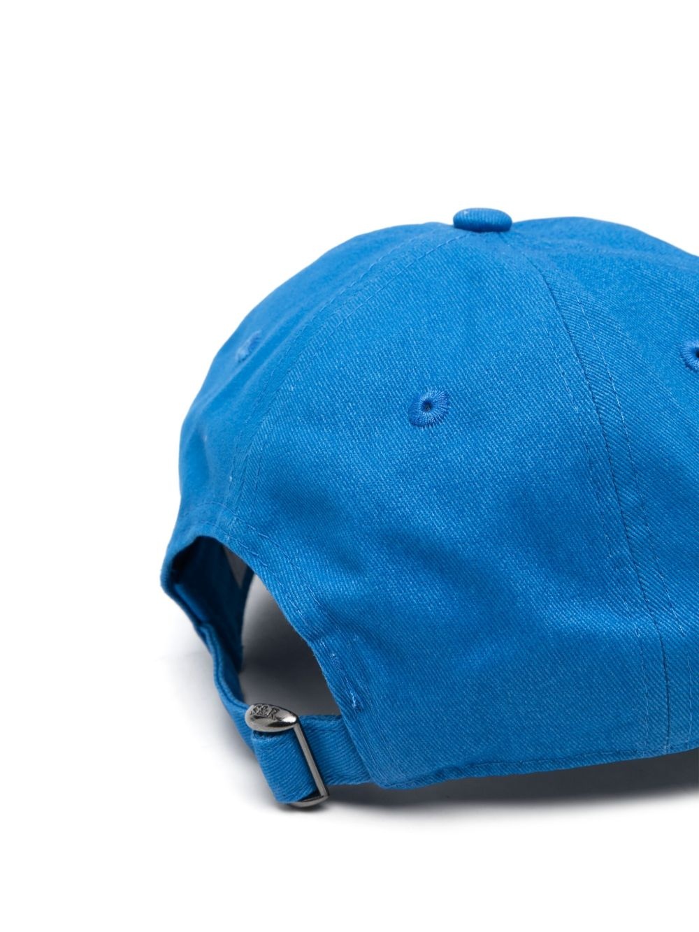 embroidered-logo cotton baseball cap - 2