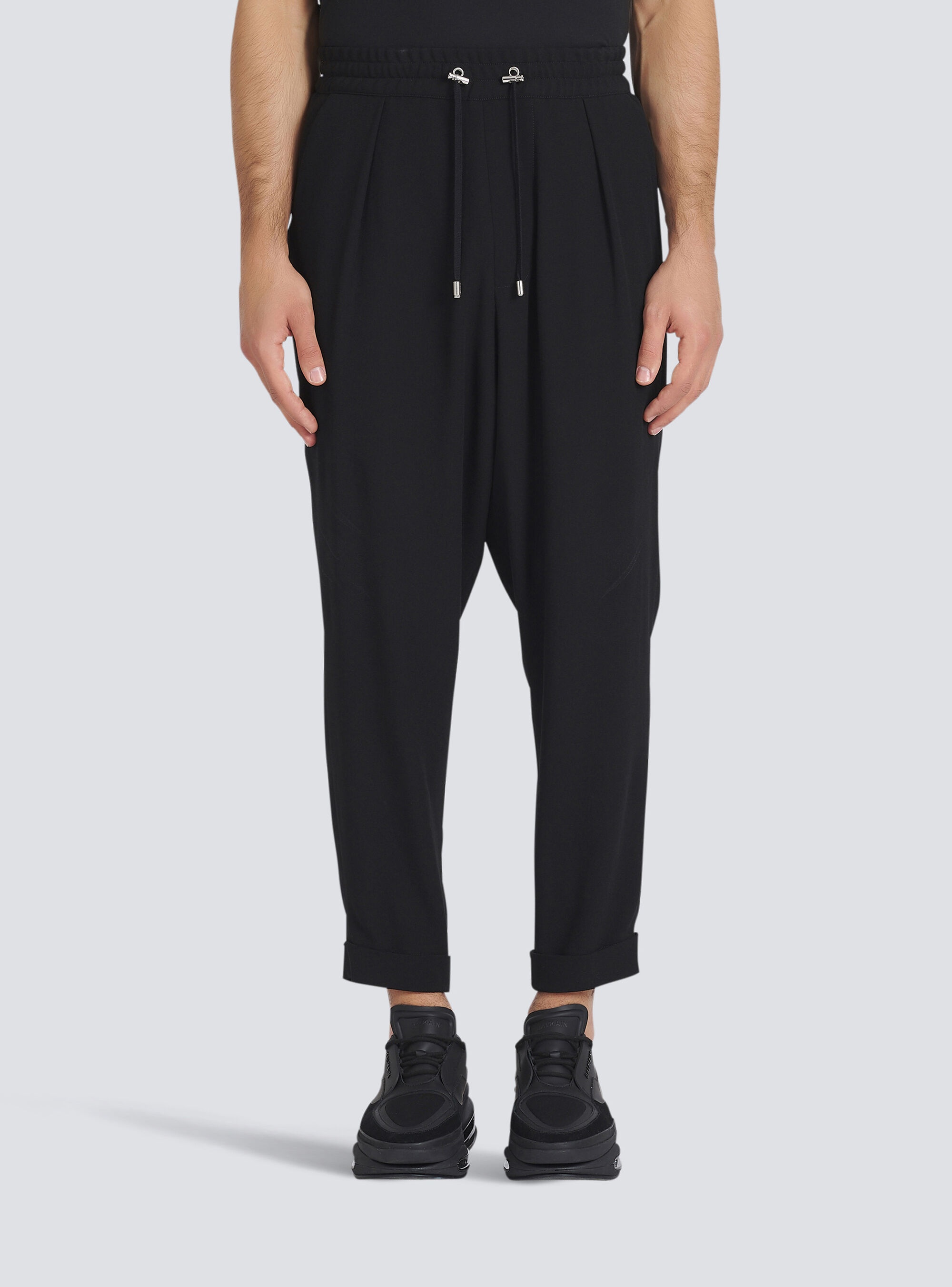 Wide eco-designed crepe pants - 6