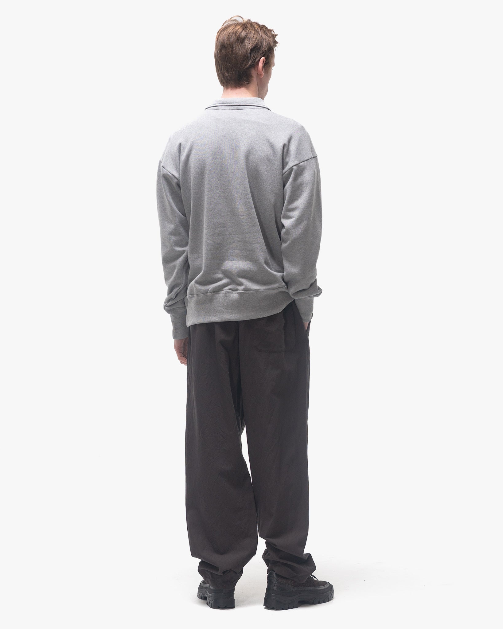 Suvin Sweat Halfzip Pullover Feather Grey - 3