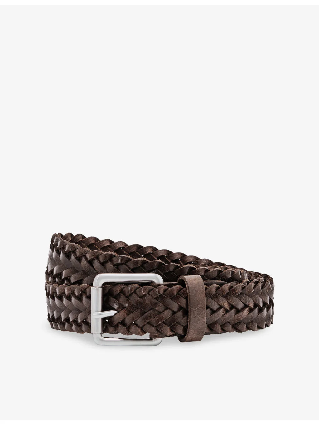 Carlton Woven Leather Belt - 1