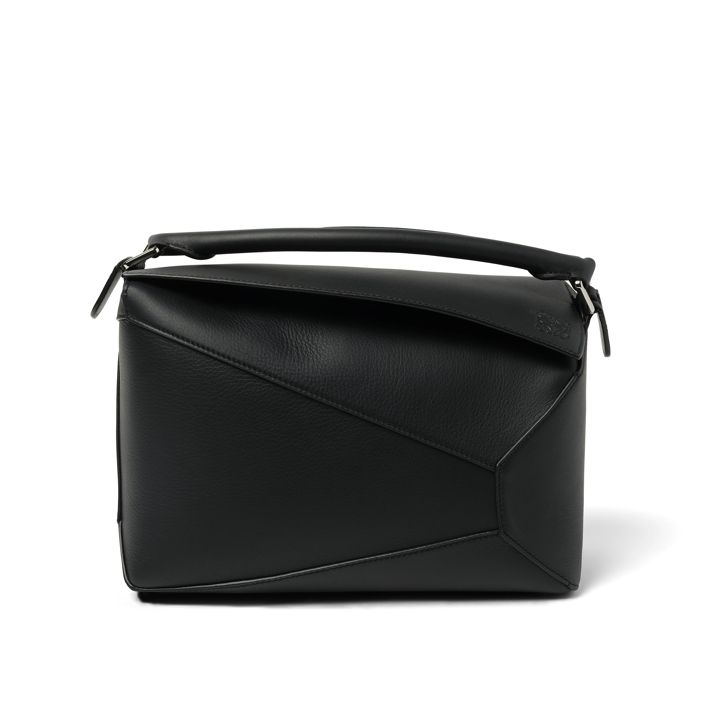 Puzzle Edge Bag in Black - 2