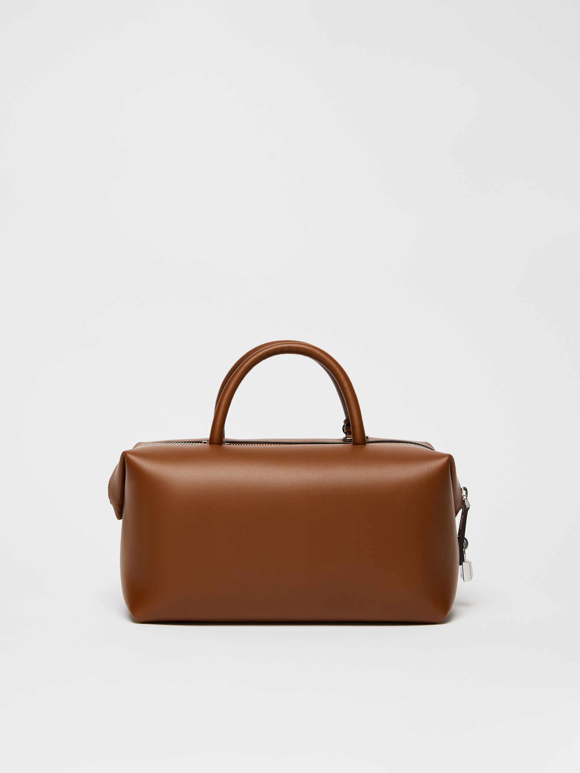 HOLDALLM Medium natural leather bowler bag - 3
