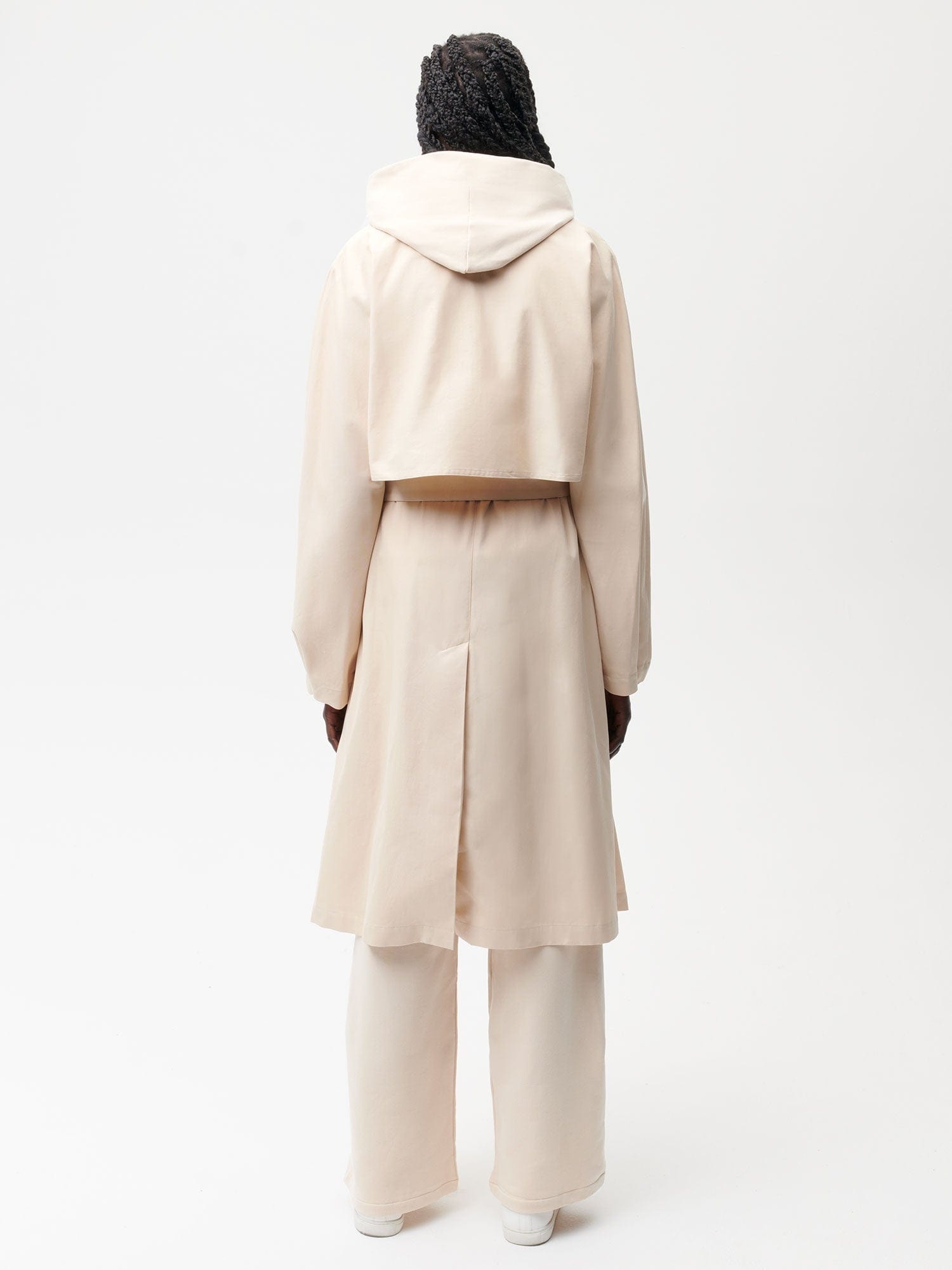 Womens Archive Organic Cotton Trench Coat - Sand - 3