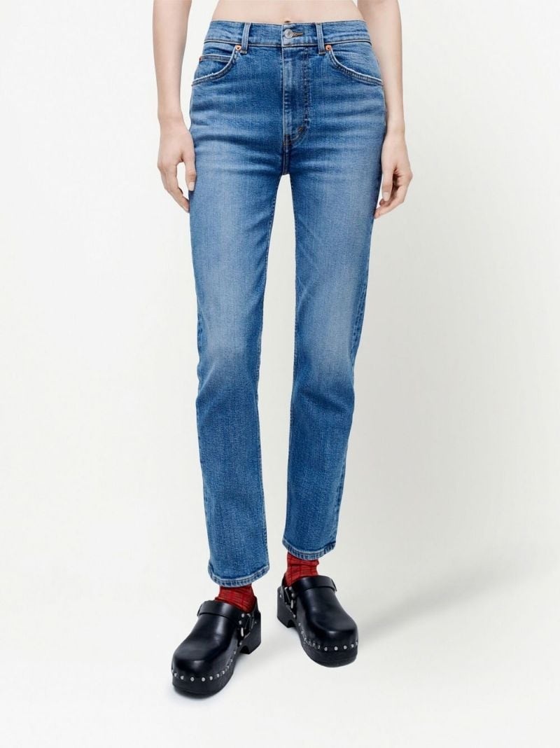 70s bleached straight-leg jeans - 3