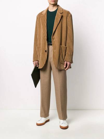 AMI Paris wide fit tailored trousers outlook