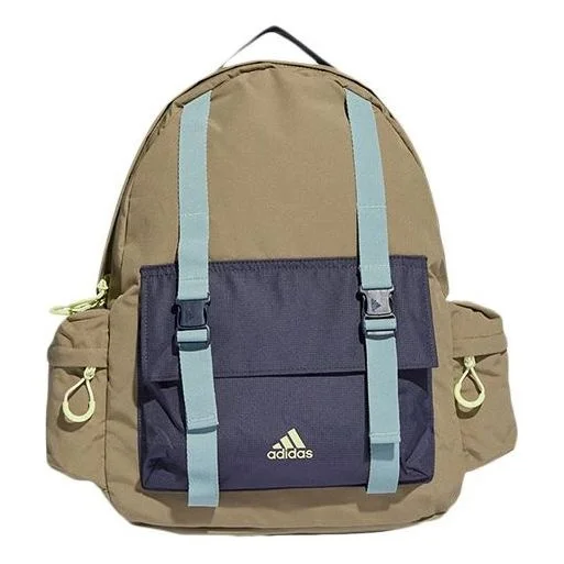adidas Cxplr BP Athleisure Casual Sports Backpack Unisex Khaki HA5679 - 1