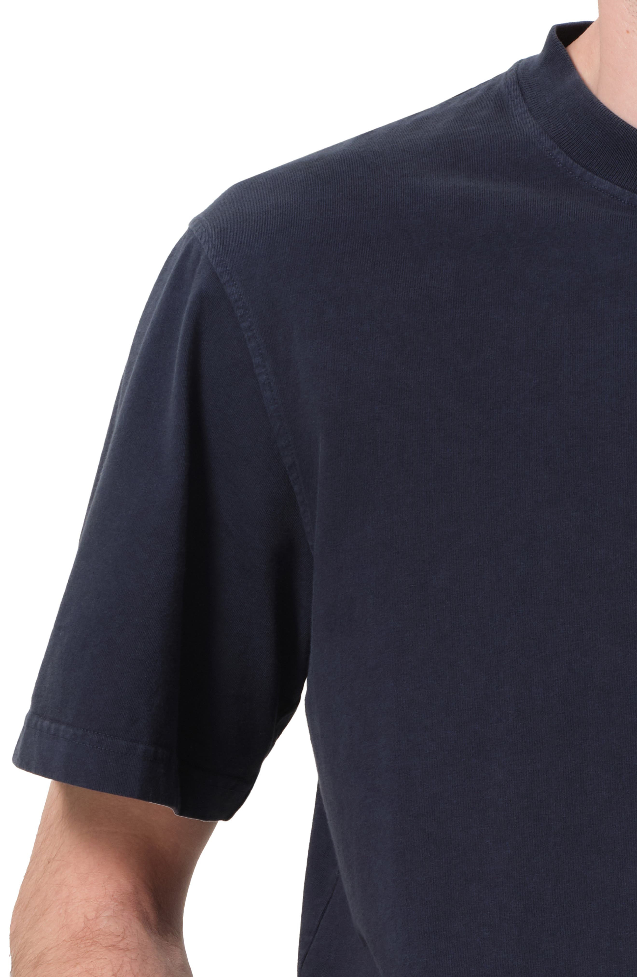AGOLDE Asha Oversize Mock Neck T-Shirt in Lyon at Nordstrom - 4