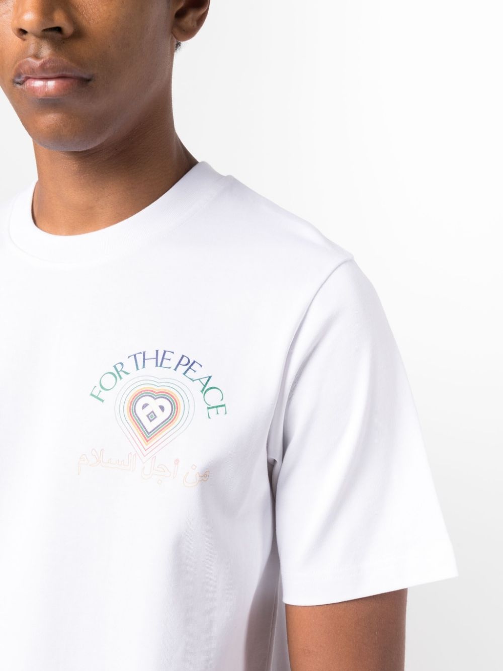For The Peace cotton T-shirt - 5